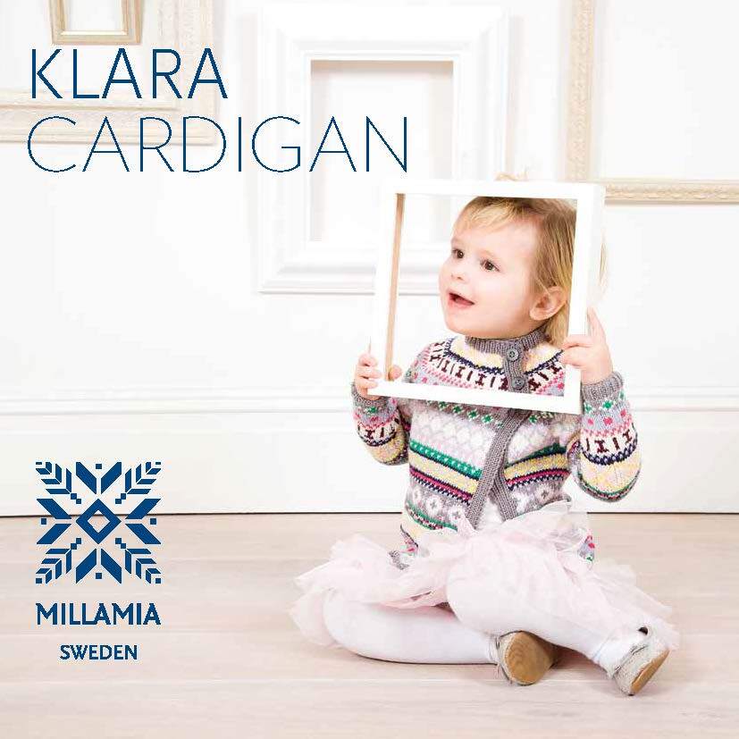 "Klara Cardigan" - Cardigan Knitting Pattern For Babies in MillaMia Naturally Soft Merino