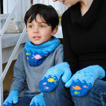 Fish in the Sea Mittens