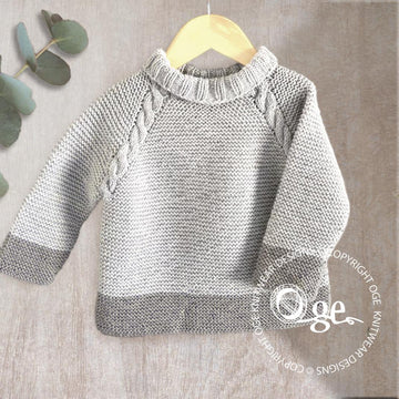 Driftwood Sweater, Top Down - P127