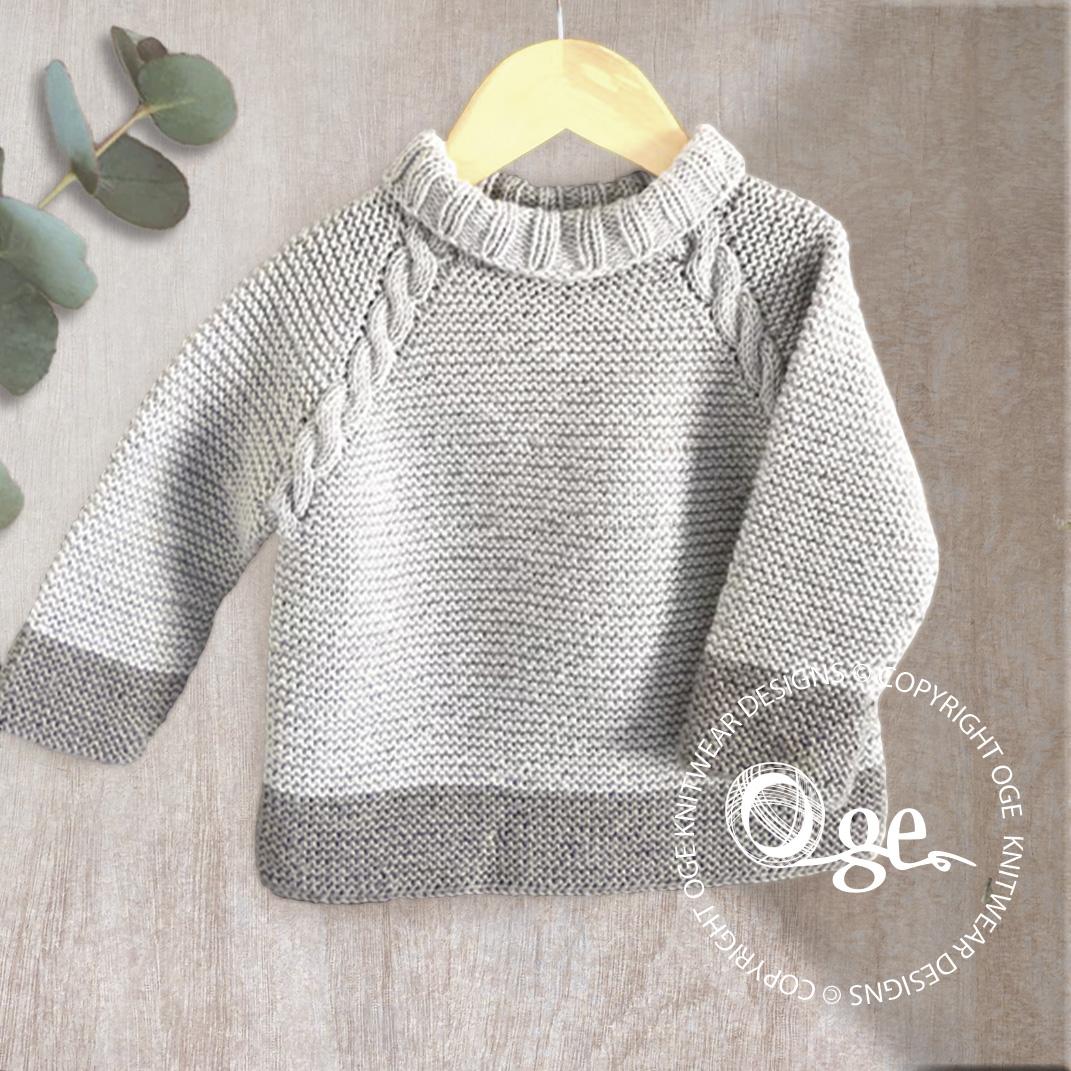 Driftwood Sweater, Top Down - P127