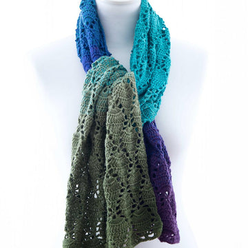 Peacock Plume Feather Shawl