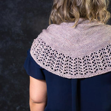 Touch Of Lace Crescent Shawl
