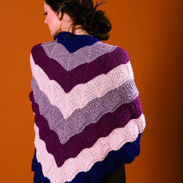 Cascading Kites Triangular Shawl