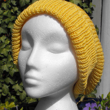 THE SUPER SLOUCH BEANIE HAT KNITTING PATTERN - MADMONKEYKNITS