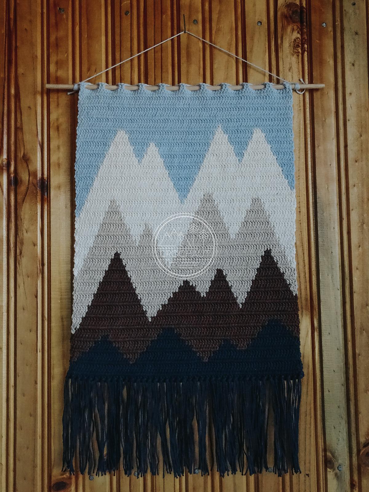 Mountains Shade Wall Hanging