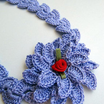 Lyubava Crochet Flower Headband Tutorial