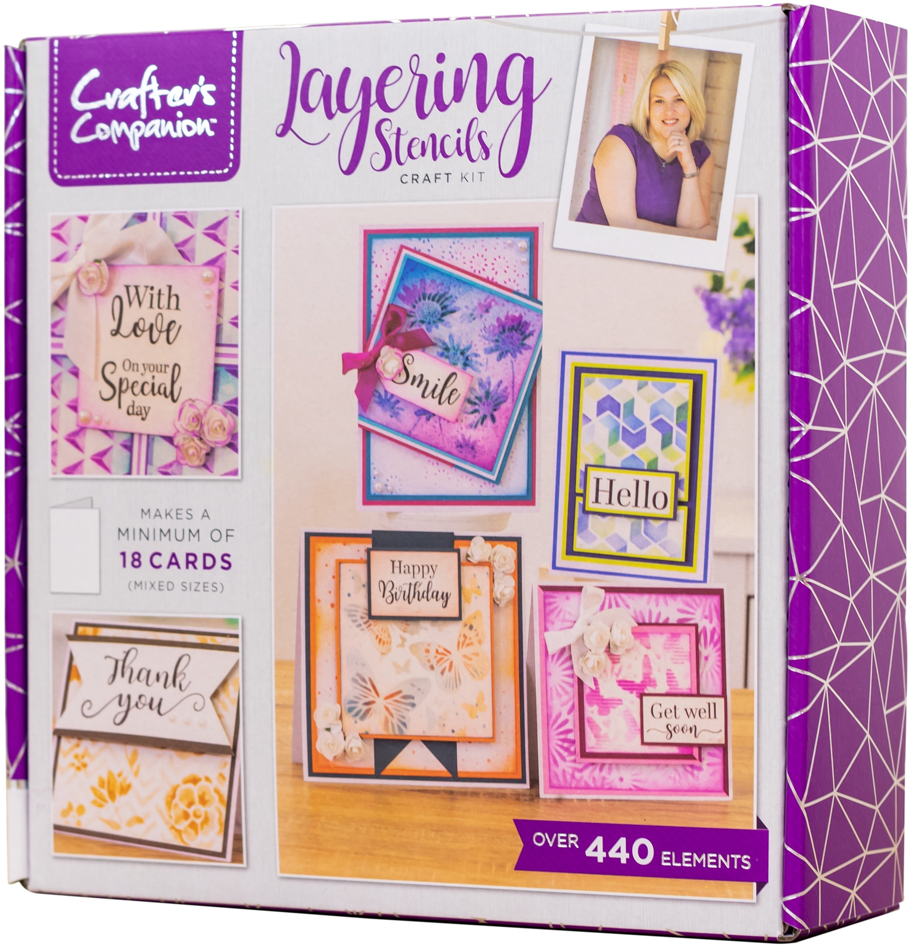 Crafter's Companion Craft Box Kit - Layering Stencils