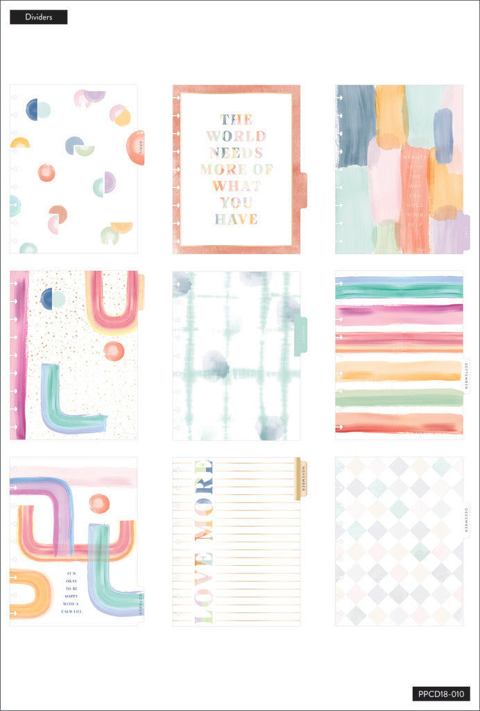 The Happy Planner Painterly Pastels Classic 18 Month Planner