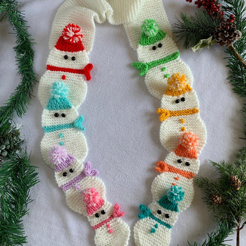 Snow Many Friends Scarf