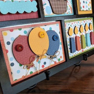 Foundations Decor Shadow Box Kit - Birthday