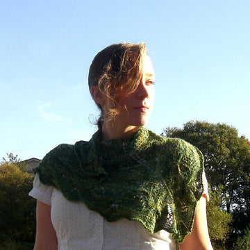 Butterfly forest shawl