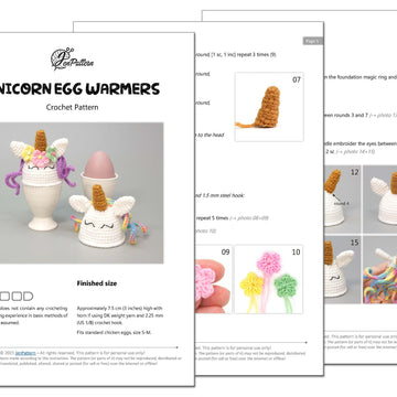 Unicorn Egg Warmers