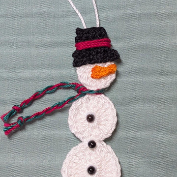 Snowman Pin or Ornament