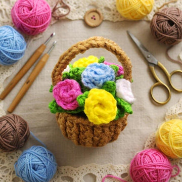 Flower Planter Crochet Pattern PDF + Video Tutorial