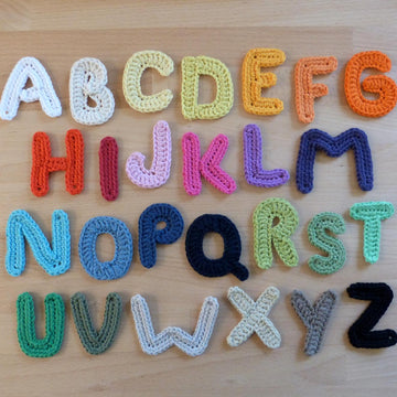 Alphabetic characters, letters A to Z