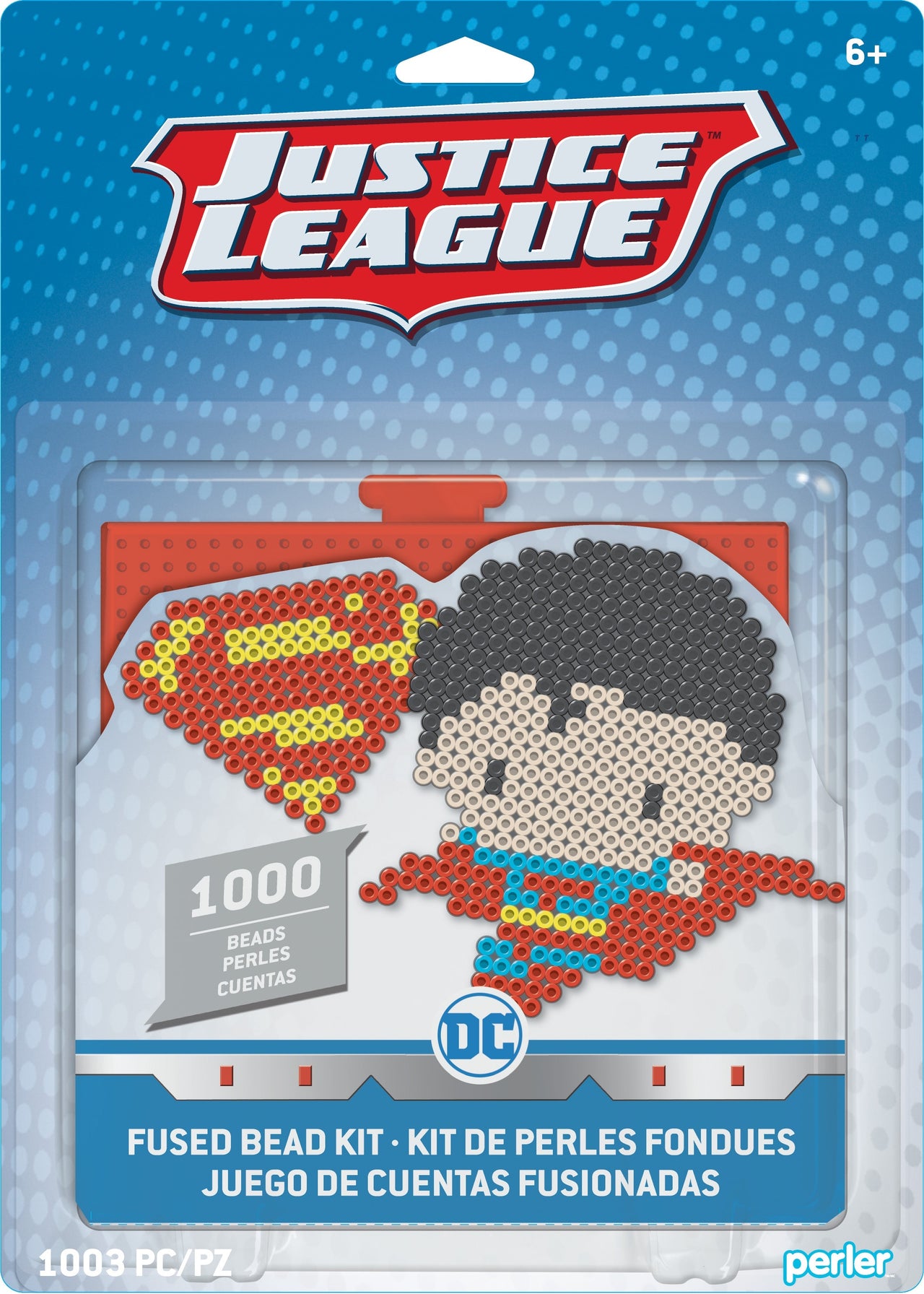 Perler Fuse Bead Activity Kit - Superman Chibi