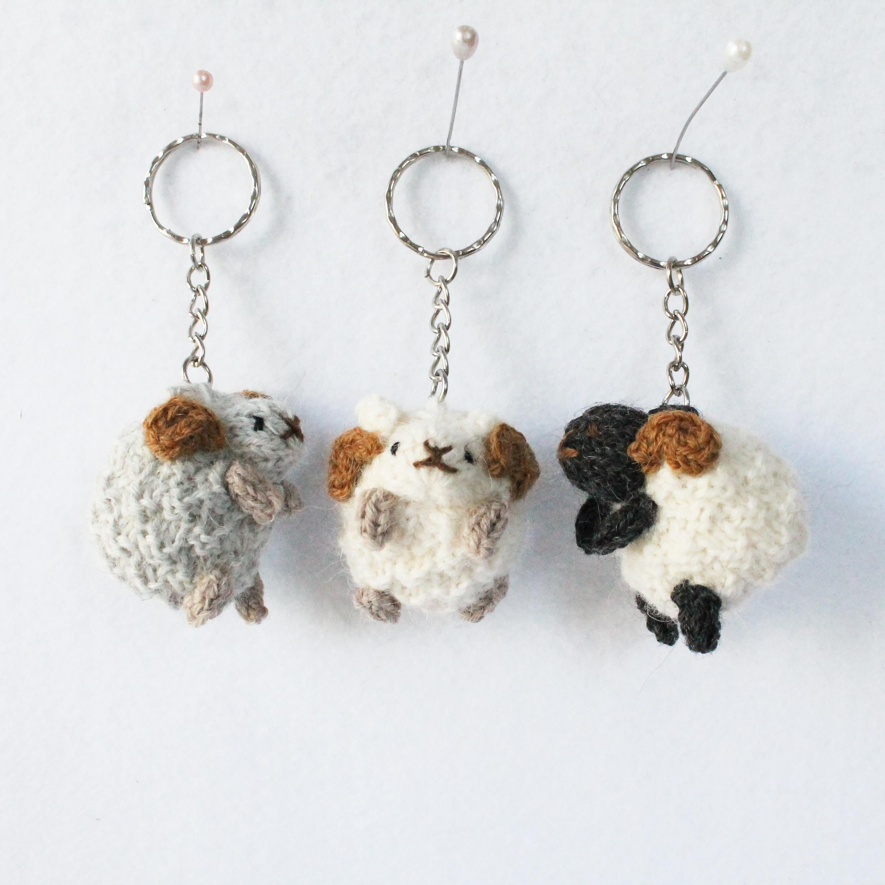 Mini Sheep Keyring