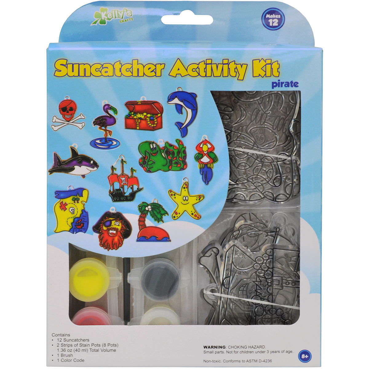 New Image Group Suncatcher Group Activity Kit - Pirate 12/Pkg