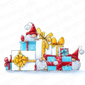 Stamping Bella Cling Stamps - Gnomes W/Presents