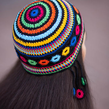 Rainbow hat