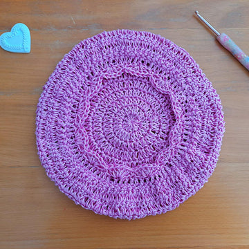 Crochet French Coquette Beret Pattern