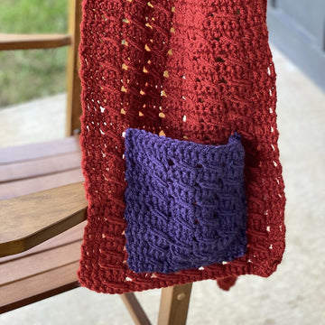 Warmth and Beauty Pocket Shawl