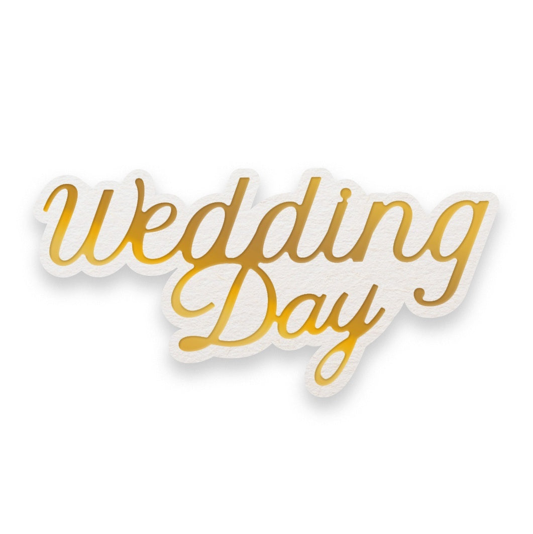 Artdeco Creations Couture Creations Sentiment Mini Die - Wedding Day 1.9"X1.9"