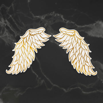 Artdeco Creations Couture Creations Steampunk Dreams Cut, Foil & Emboss Dies - Open Wings 2.2"X4.3"