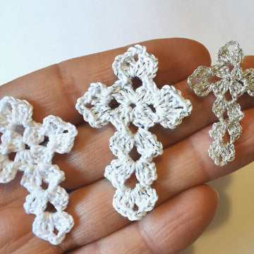Crochet Cross favor pattern