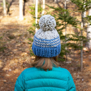 Pinstripe Color Block Chunky Hat Toque Baby Child Women