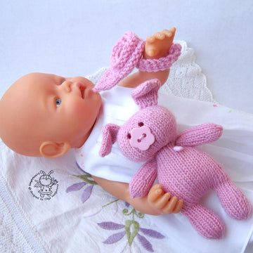 Toy for sleep. Piggy for small babies