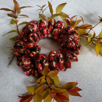 Softly Scalloped Shells Scrunchie