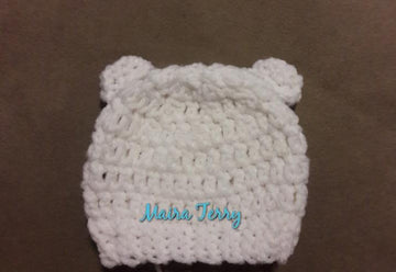 Preemie Bear Hat crochet
