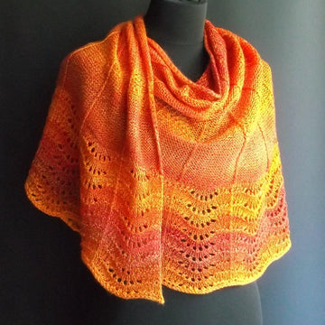 Cascade shawl 22