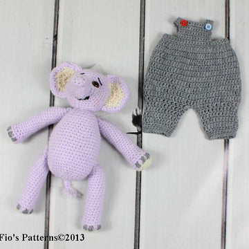 265- Eddie The Elephant Crochet Pattern #265