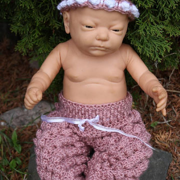 Popcorn and Pearls 3 - 6mo Pants Set Pattern