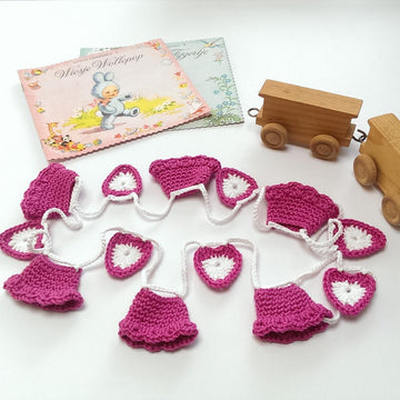Garland Baby Girl with Skirts and Hearts