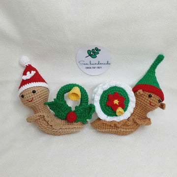 Wreath Snail- Crochet pattern - PDF file- English