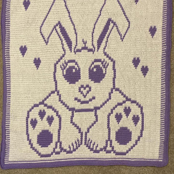 Baby Bunny Baby Blanket Crochet Pattern