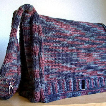 Messenger Bag, Knit Crochet Bag