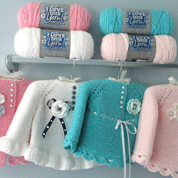 Pattern Baby Girl Jacket Newborn Girl Coat Knitting Cardigan Ava