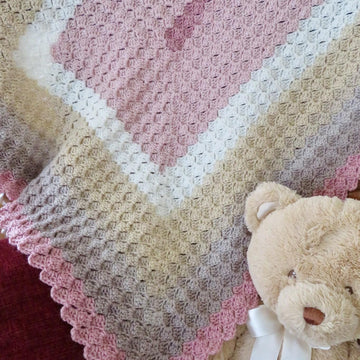 Nap Time Mandala Baby Blanket - Lion Brand Mandala (DK Weight)