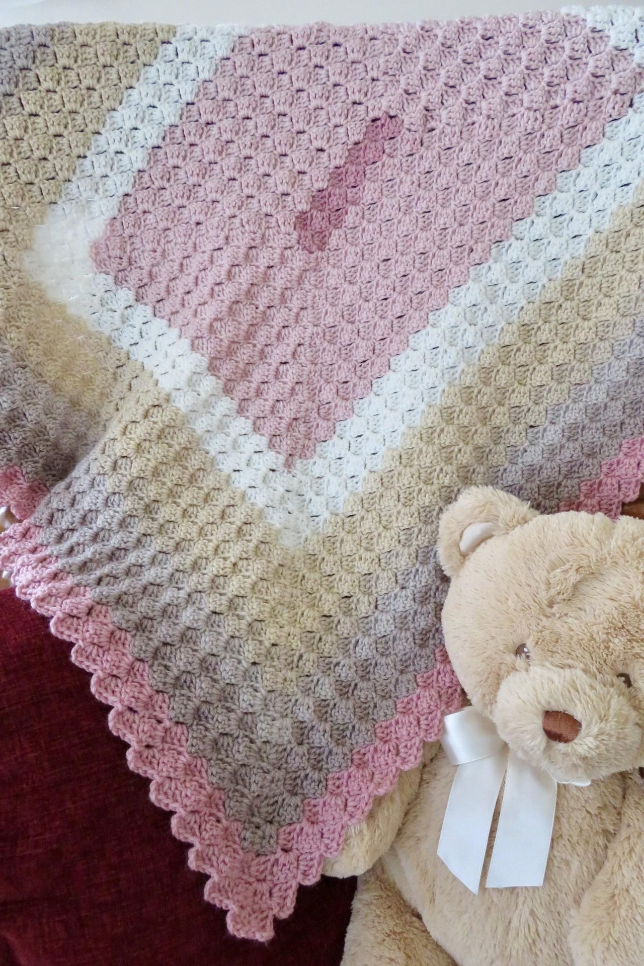 Nap Time Mandala Baby Blanket - Lion Brand Mandala (DK Weight)