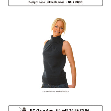 Pleated Top in BC Garn Silkbloom Fino - 2198BC - Downloadable PDF