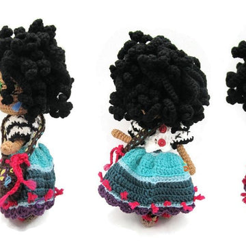Doll crochet pattern tutorial Mirabel amigurumi