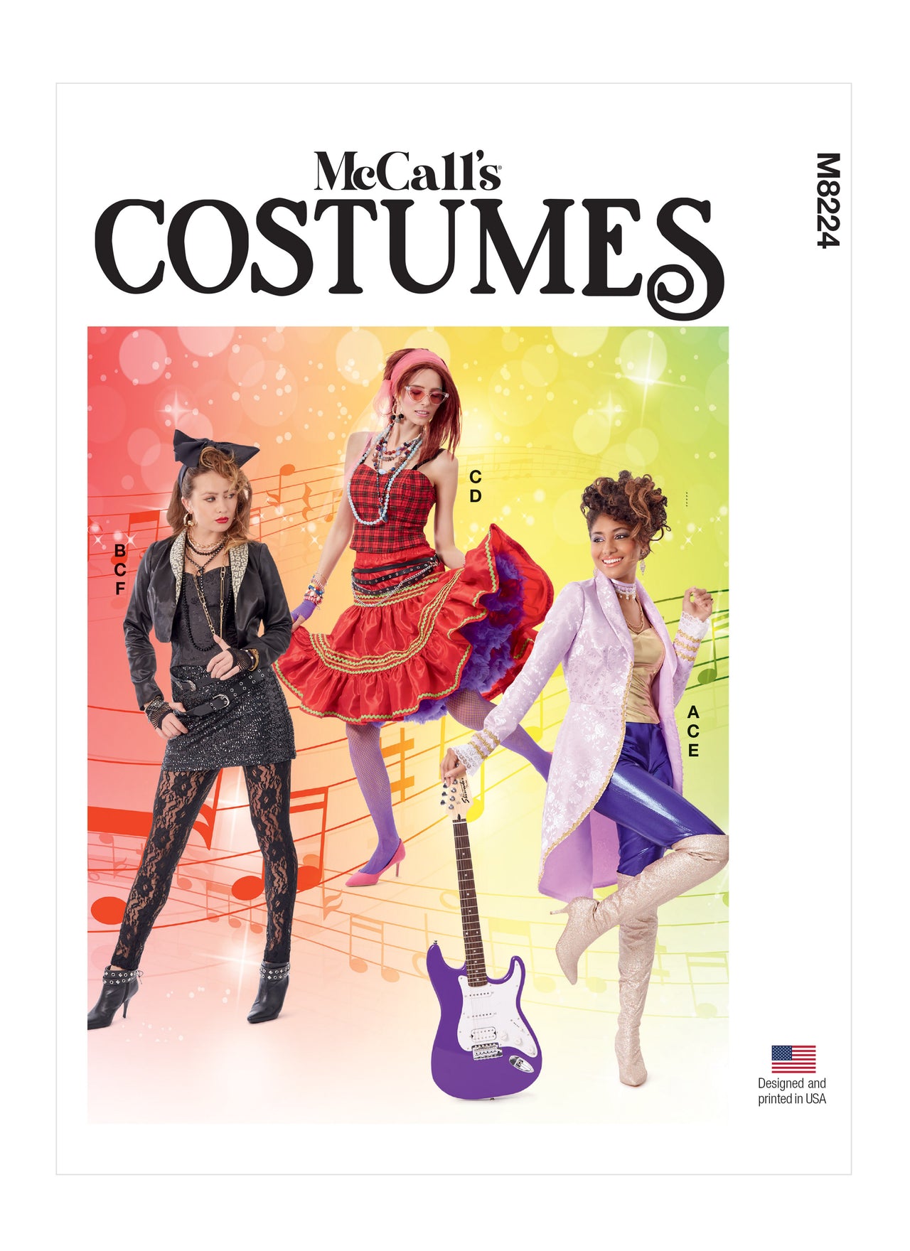 McCall's Misses' Costumes M8224 - Sewing Pattern