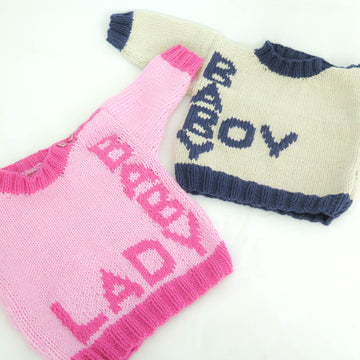 Crossword Baby Sweaters