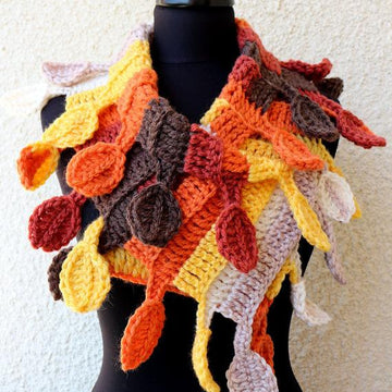 Chunky Scarf "Autumn Leaves"