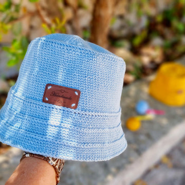 Summer crochet bucket hat for adults and kids crochet pattern H2
