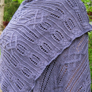 Hookset Cable Lace Shawl
